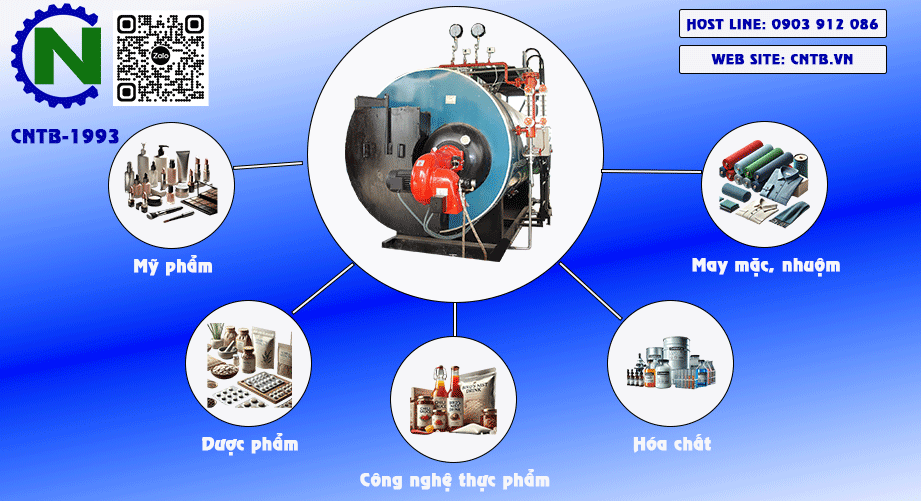 ứng dụng lò hơi đốt dầu